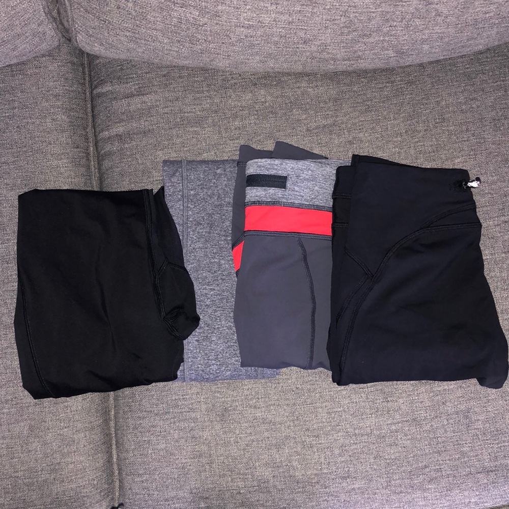 4 PAIRS OF IVIVVA AND LULULEMON TIGHTS